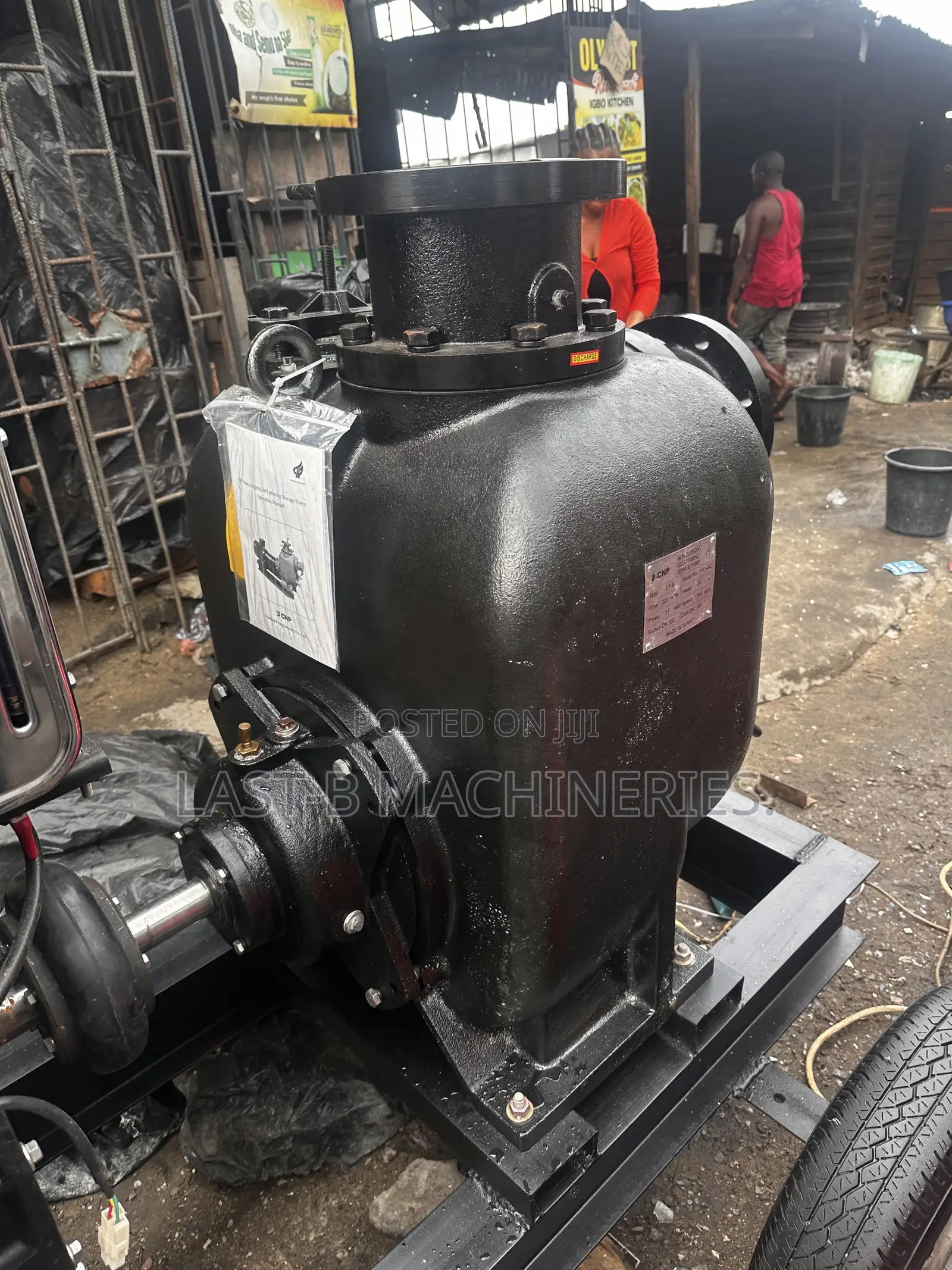 Perkins Engine Driven 6" X 6" Self-Prime Water Pump
