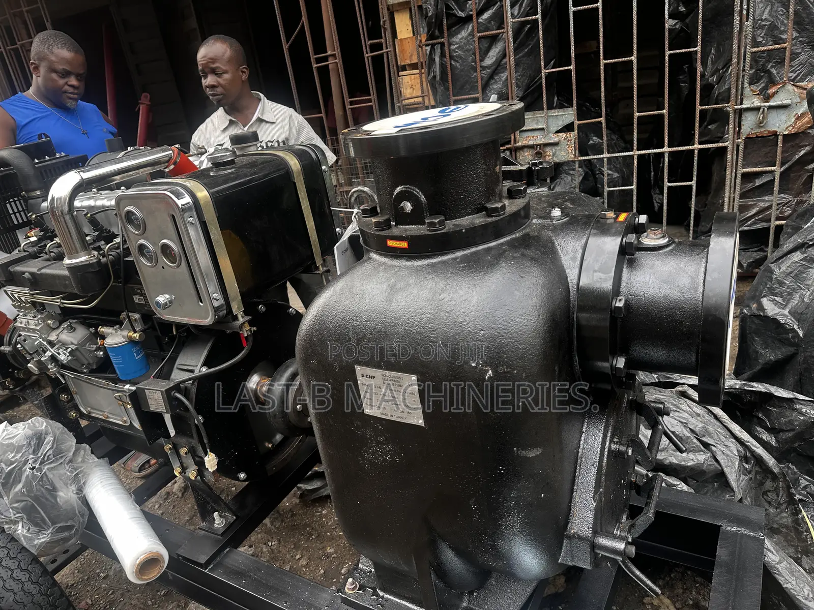 Perkins Engine Driven 6" X 6" Self-Prime Water Pump