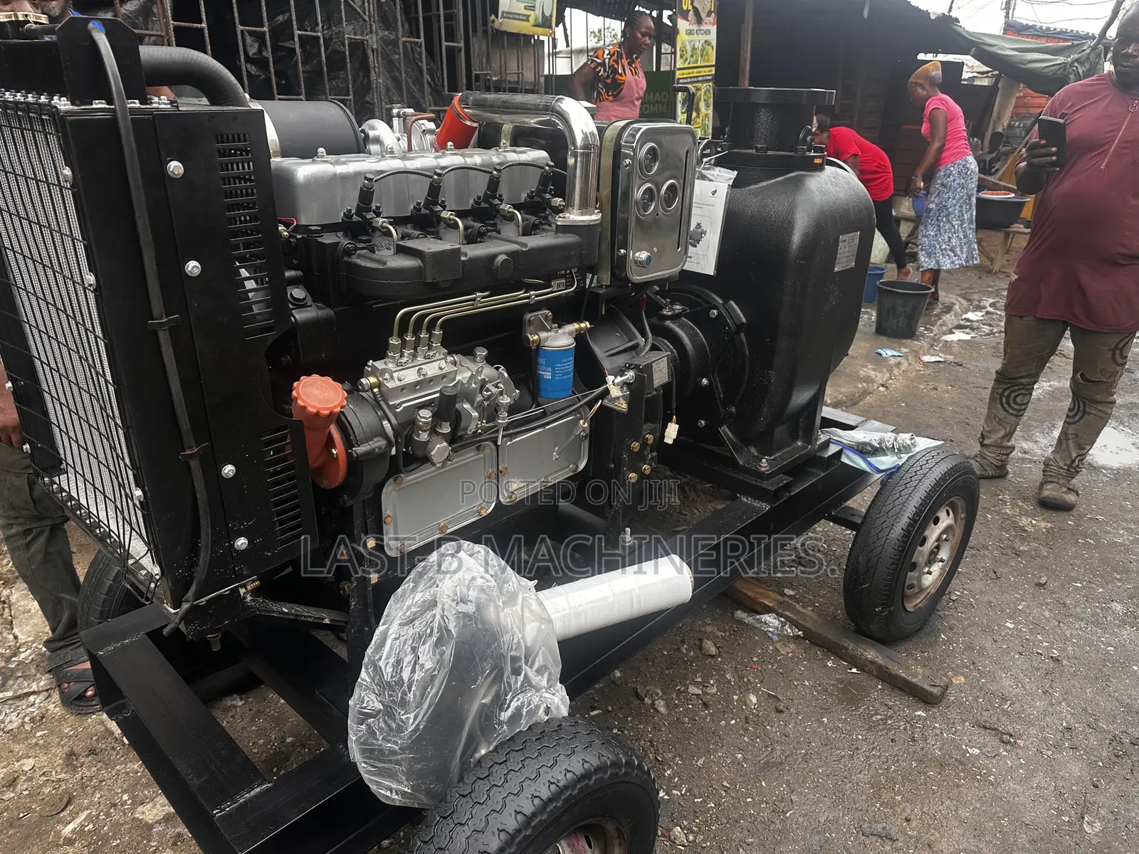 Perkins Engine Driven 6" X 6" Self-Prime Water Pump