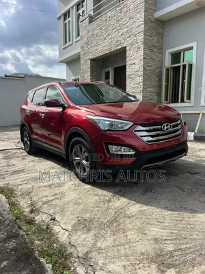 Hyundai Santa Fe GLS 4dr SUV AWD (3.3L 6cyl 6A) 2014 Red