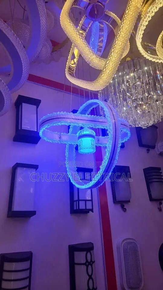 Led Acrylic Ring Chandelier