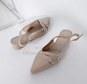 Nude, Size 37 , Sling Back Shoes
