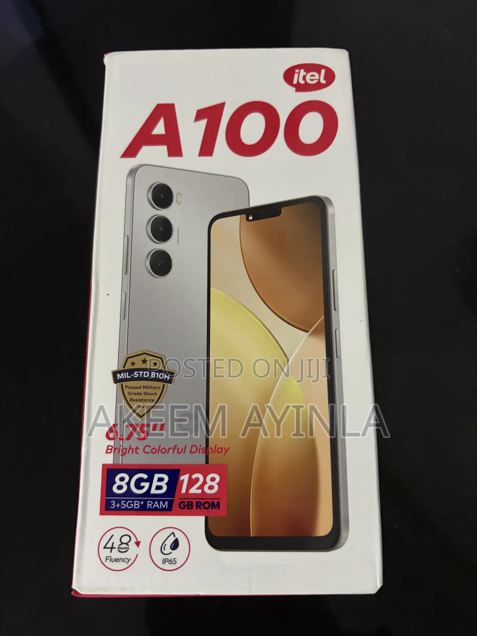 New Itel A100 128 GB Silver