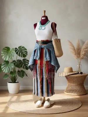 Asooke and Ankara Pencil Skirt