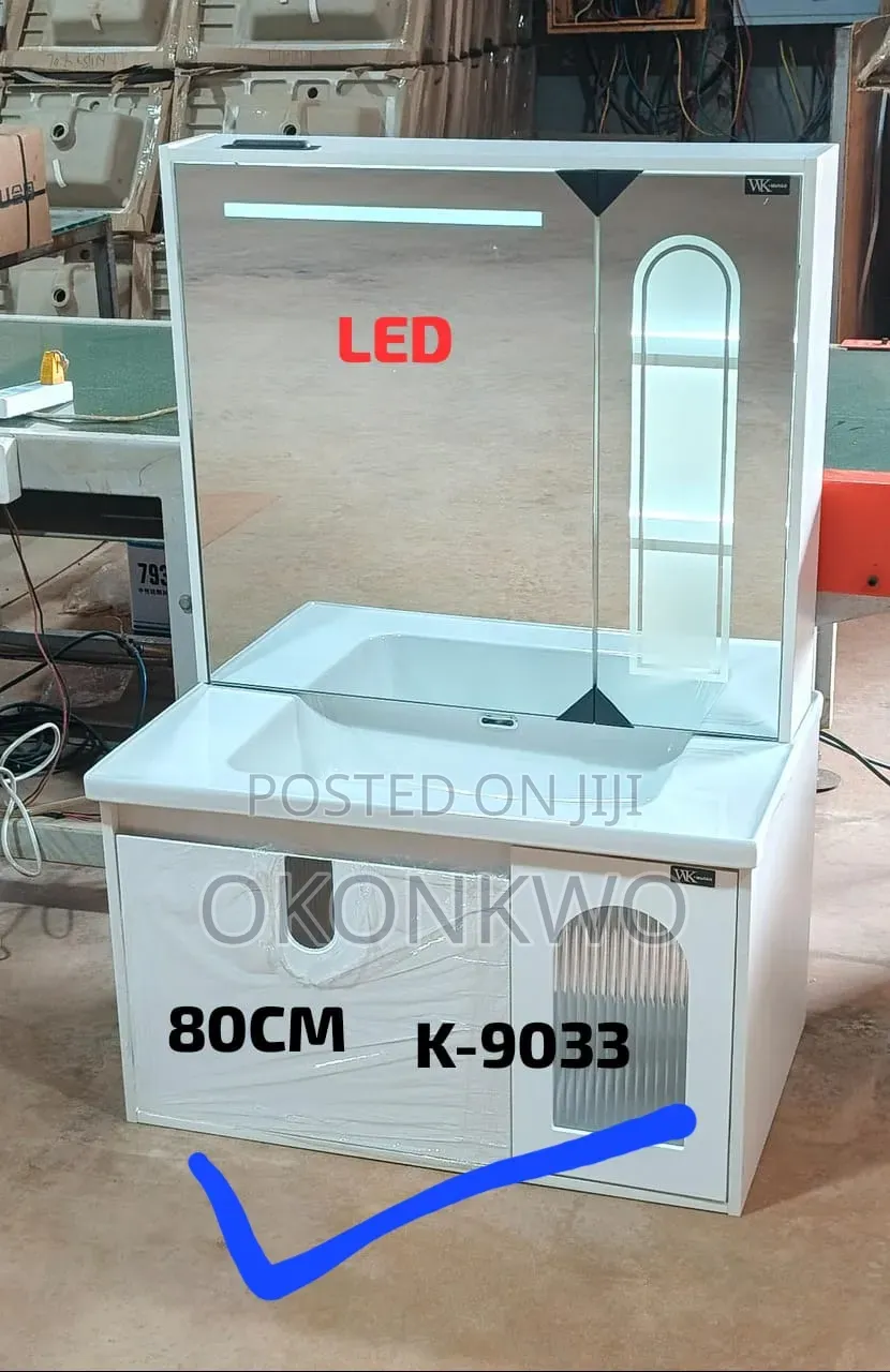 Cabinet Set With Led Mirror