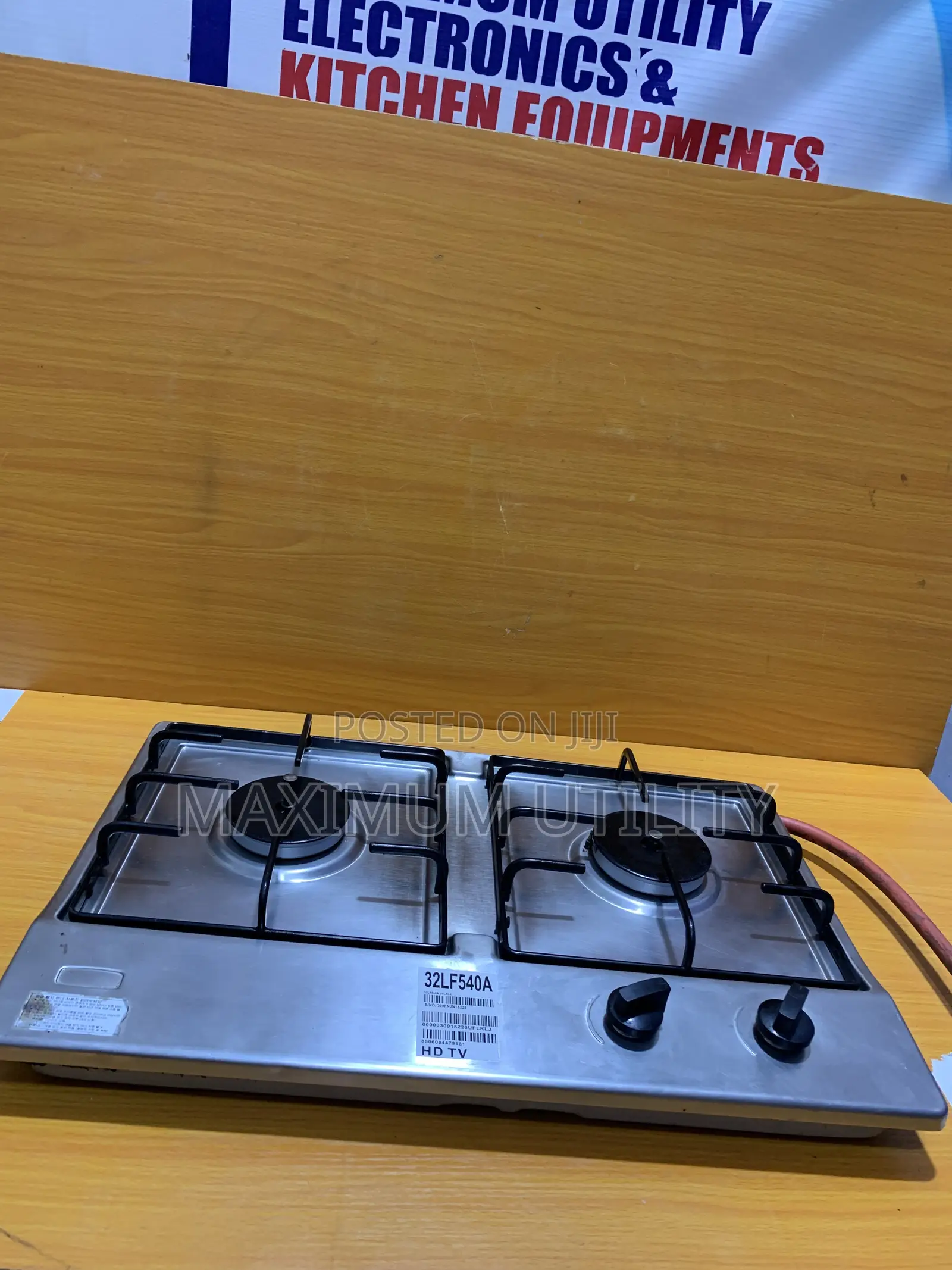 Uk Used Two Burner Flat Stainless Cooker