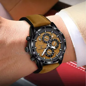 Leather Strap Poedagar Watch (Full Boxed)