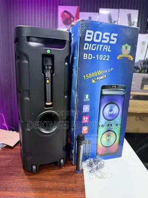 Party Box Speaker With Wireless Mic