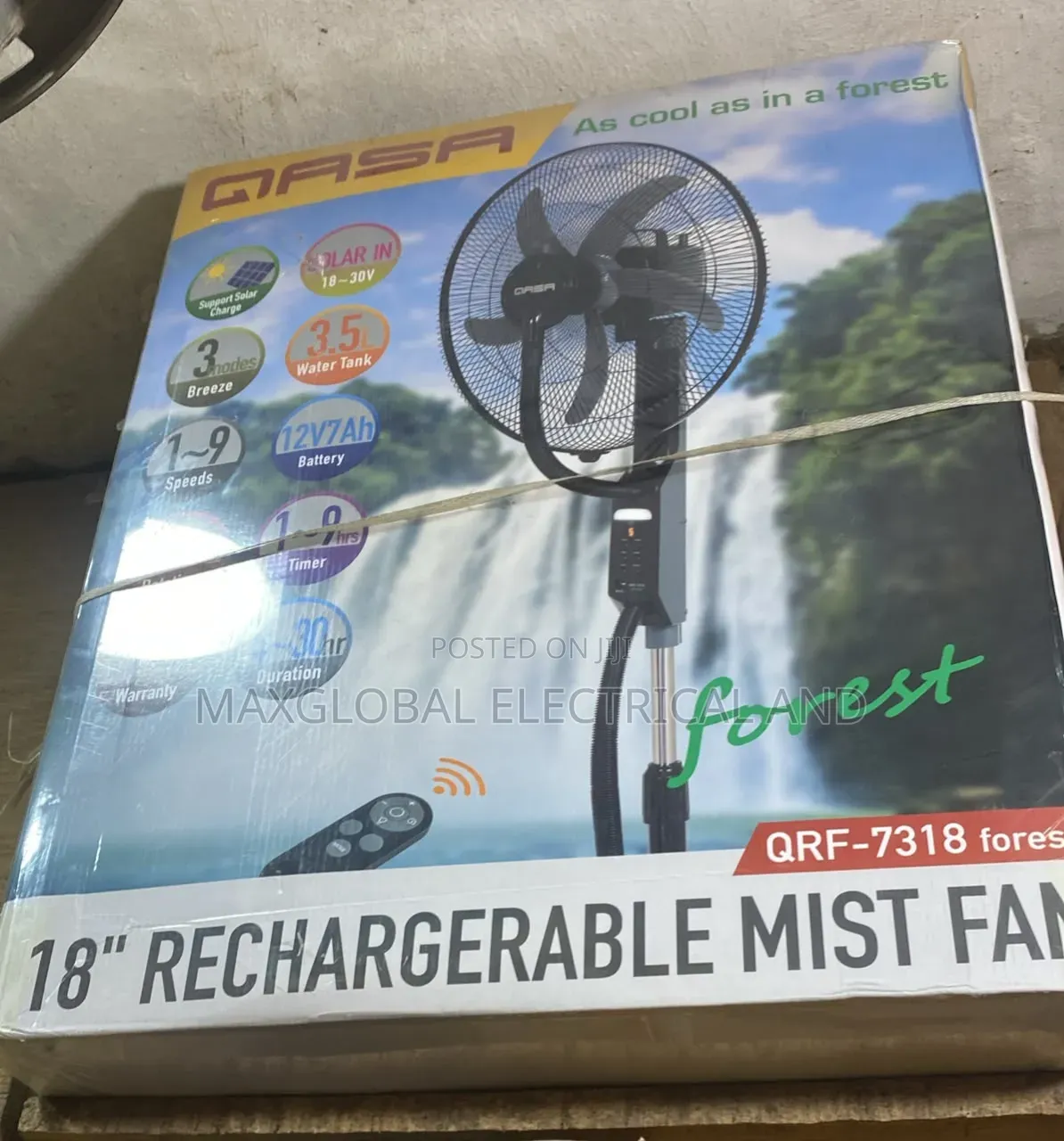 18'' Gasa Mist Standing Fan