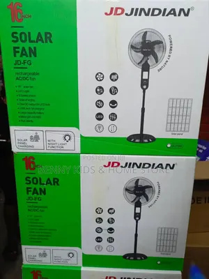 16 Inches Solar Rechargeable Fan