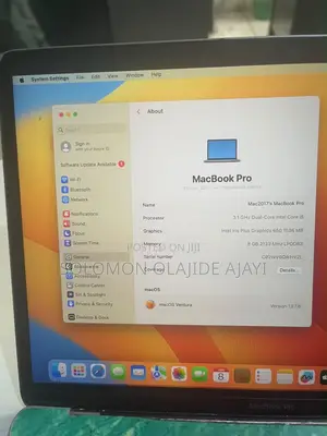 Laptop Apple MacBook Pro 2017 8GB Intel Core i5 SSD 256GB