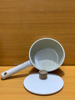 Korean White Enamel Saucepan
