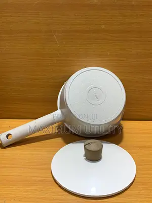 Korean White Enamel Saucepan