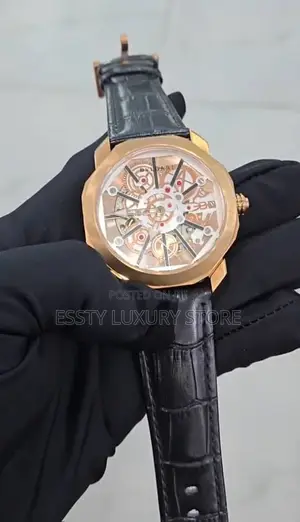 High Quality Luxury *Bulgari Skeleton Automatic