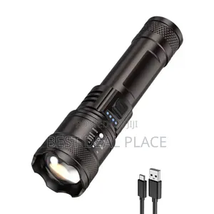 Rechargeable High-power Led Flashlight –Zoomable Long-range Flashlight