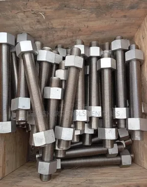 1-1⁄8"x 10"Inch(250mm) Stainless Steel Stud Bolt and Nut