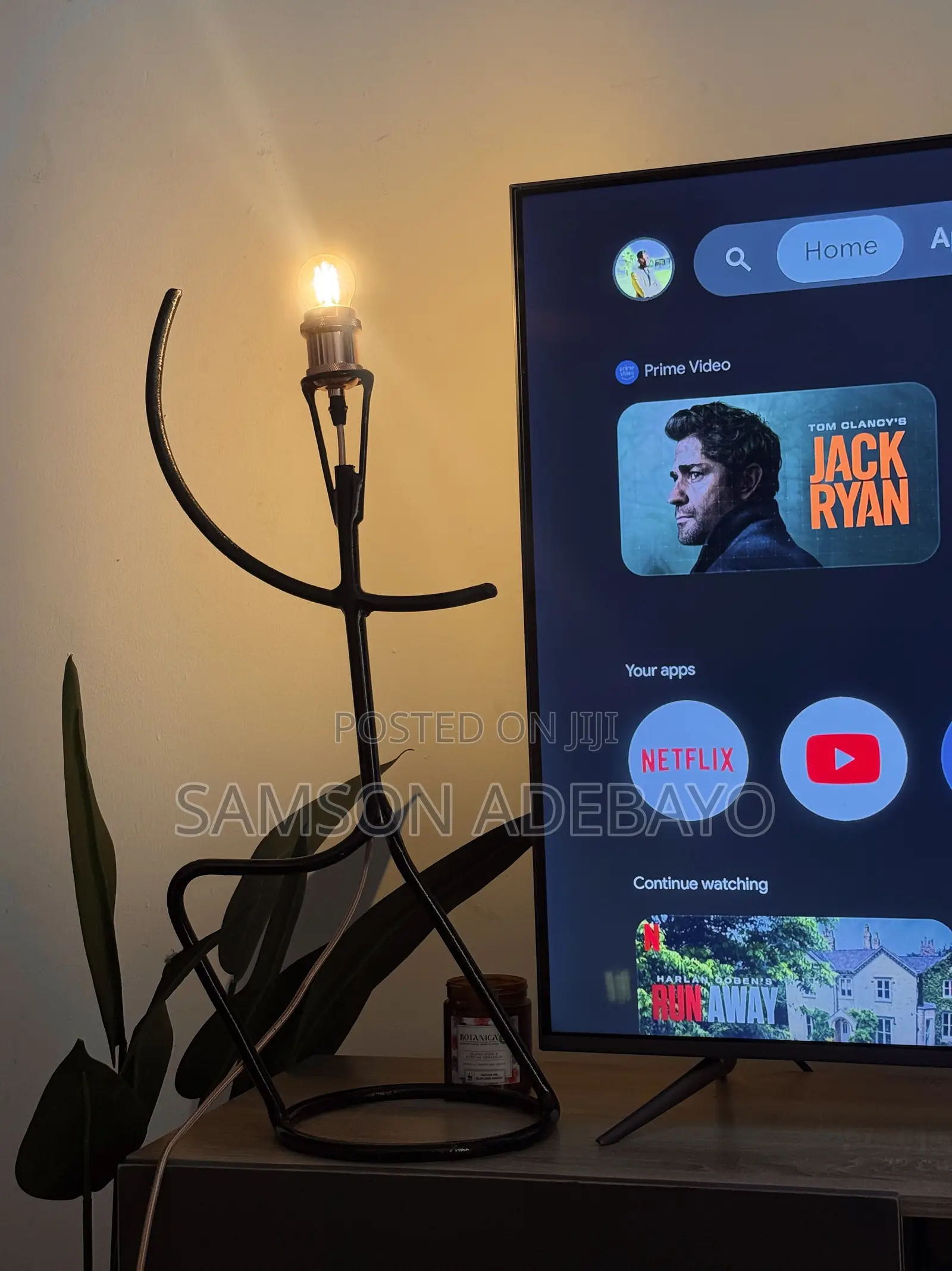 Artistic Atlas Lamp