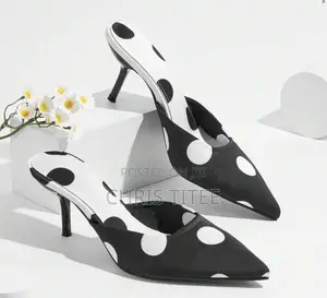 Polka Dot Heel Shoe