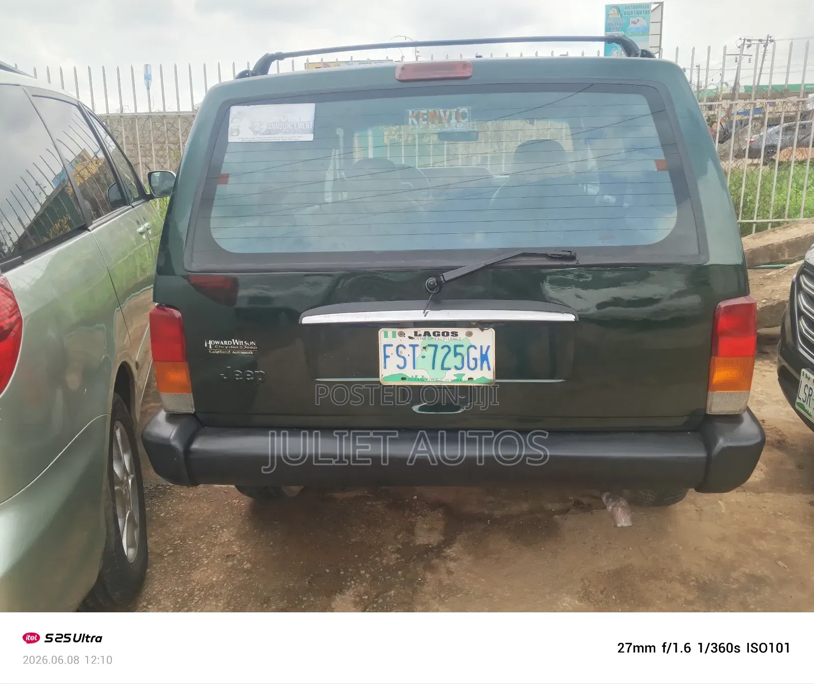 Jeep Cherokee 2000 Green