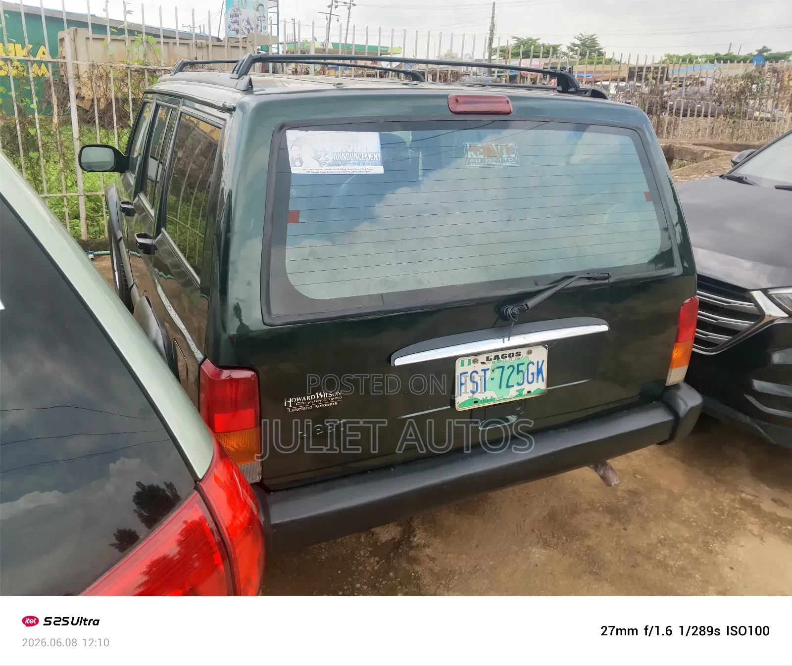 Jeep Cherokee 2000 Green