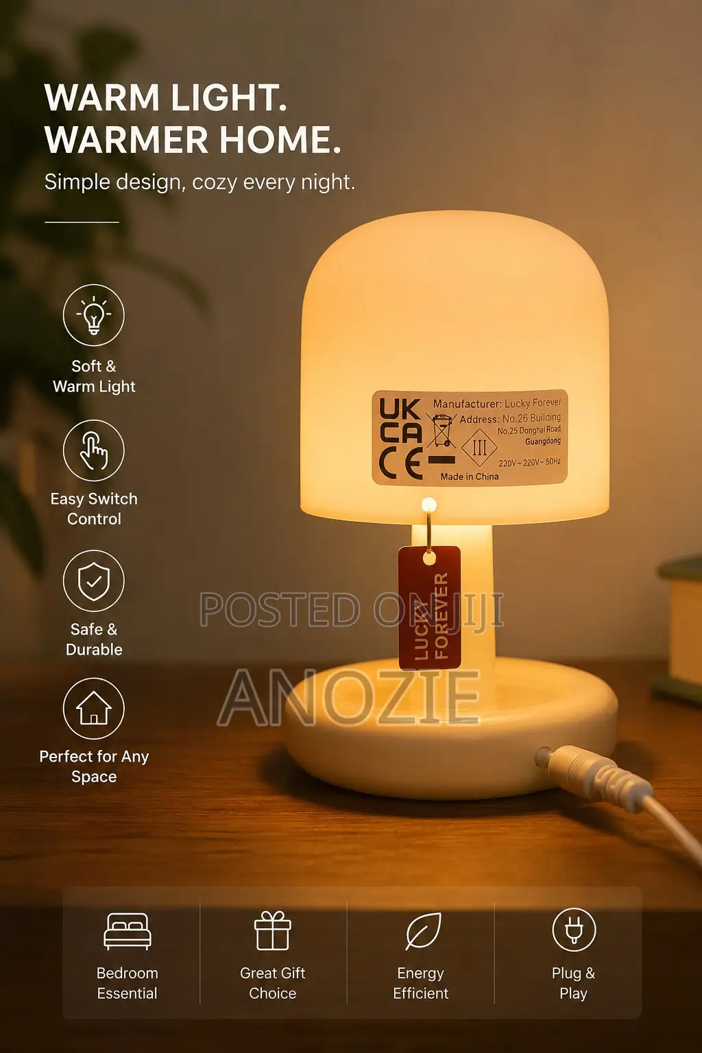 Cozybeam Bedside Light