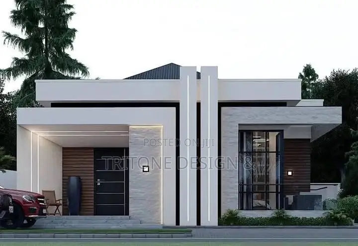 Professional Architectural Design for 4 Bedroom Bungalow