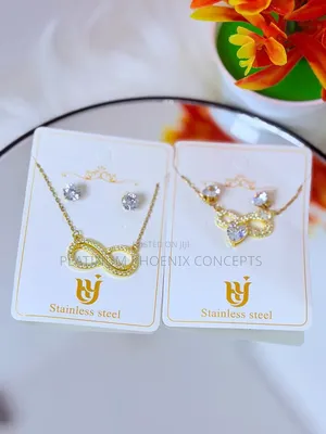 Untarnished Earing and Neck Chain