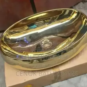 Gold Oval Cantertop Basin