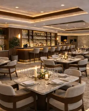 Restaurant Interior Design | Modern Luxury Dining Space Concept
