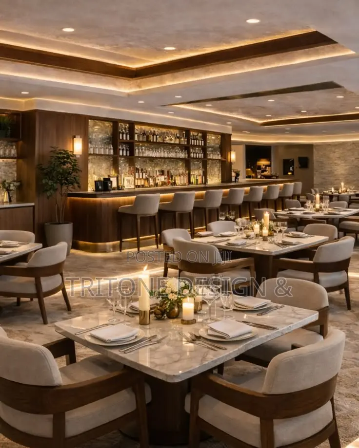 Restaurant Interior Design | Modern Luxury Dining Space Concept