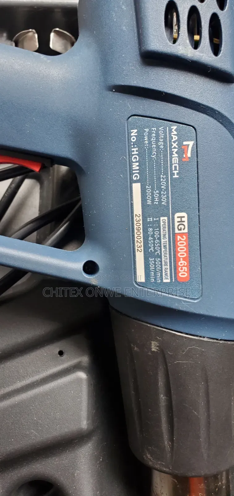 Maxmech 2000w Heat Gun