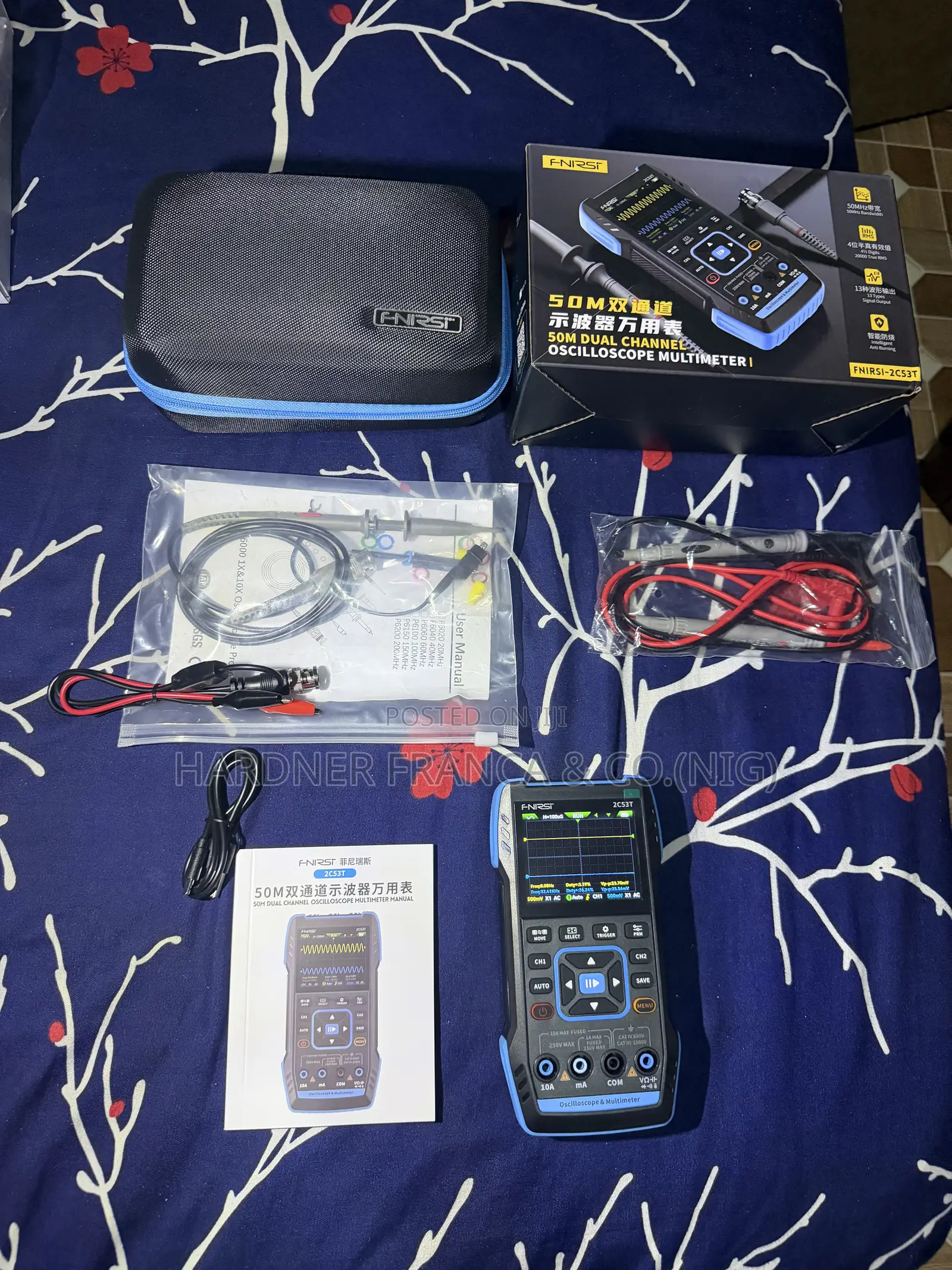 3-in-1 Oscilloscope Multimeter DDS Signal Generator