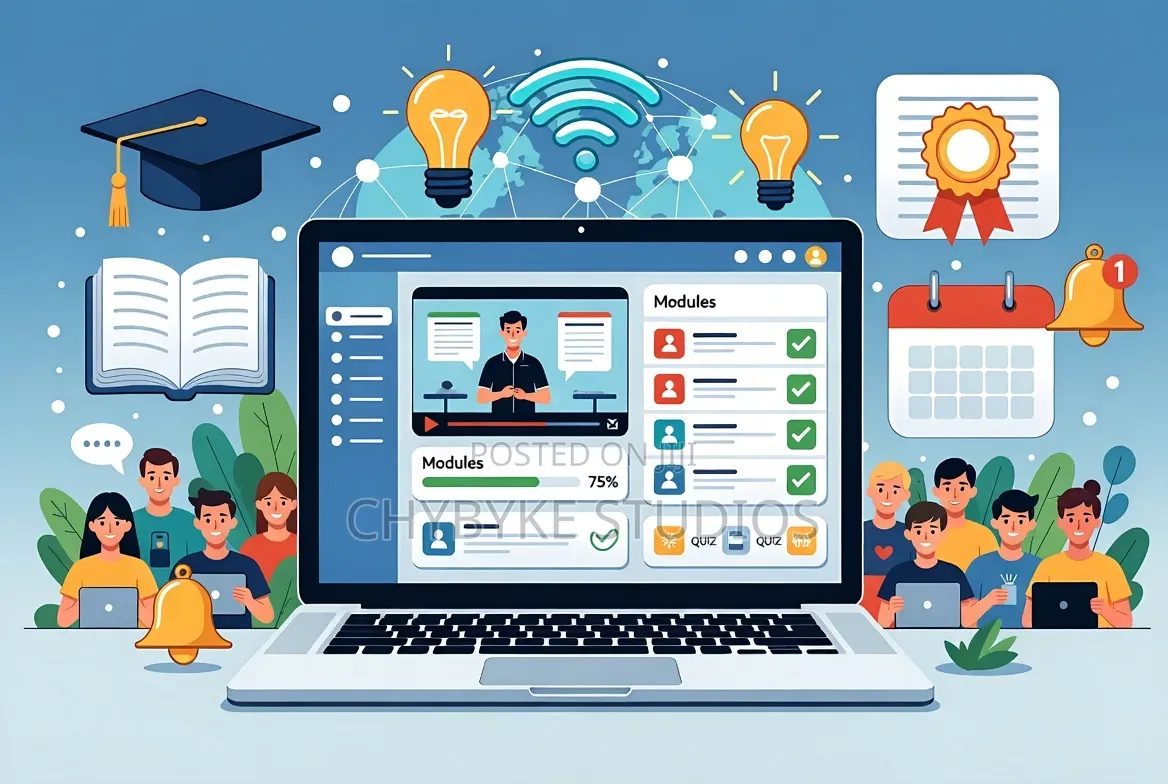 Online Course Website Development