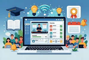 Online Course Website Development