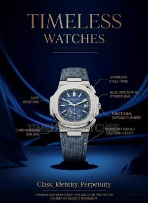 Luxury Patek Phillipie Jean Leather Strap