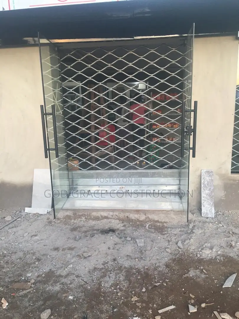 Seeing Through Roller Shutters Door