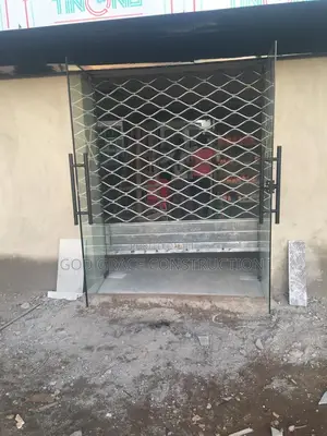 Seeing Through Roller Shutters Door