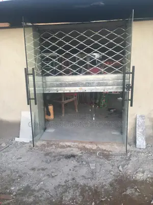 Seeing Through Roller Shutters Door