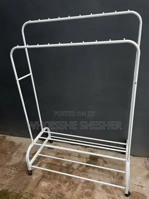2-in-1 Double Layer Clothes Display Hanger