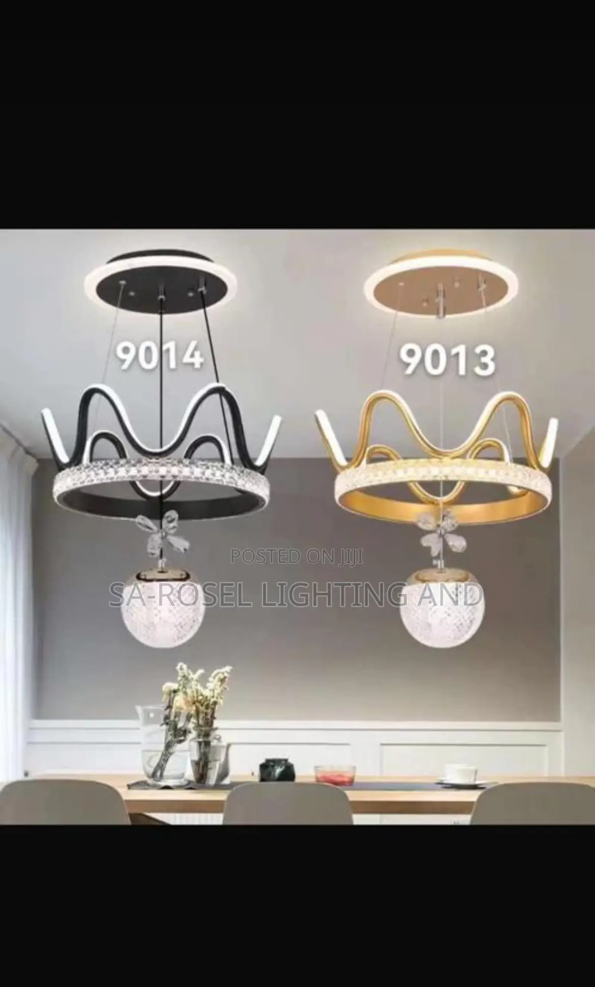 Single Led Multicolored Droplight Fitting