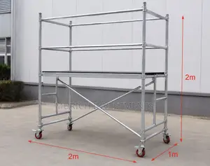 Mobile Scaffold Tower 2m X 1m X 2m – Heavy Duty Rolling Scaffolds