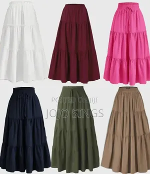 Long Colourful Cottage Skirt Sets