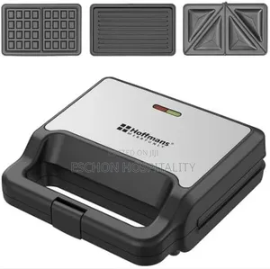 Hoffmans 3-in-1 Sandwich Maker, Waffle Iron Electric Grill | 800w