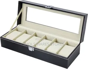 6-slot Watch Display Case | Luxury Watch Organizer Box