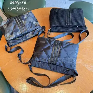 Quality Plain Threaded Leather Cross Bag
