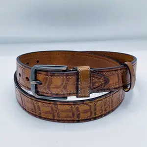 High Quality Scratch Resistant Pure Skin Leather Belts