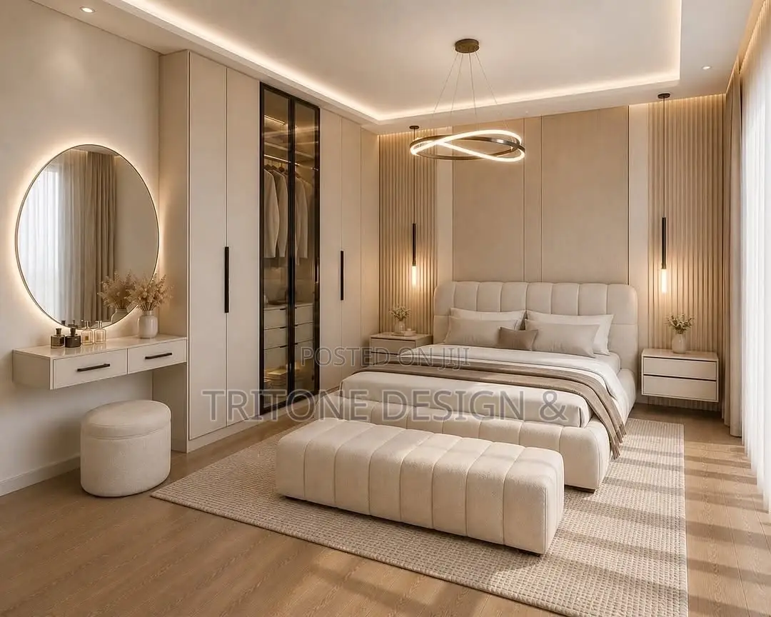 Modern Bedroom Interior Design Visualization