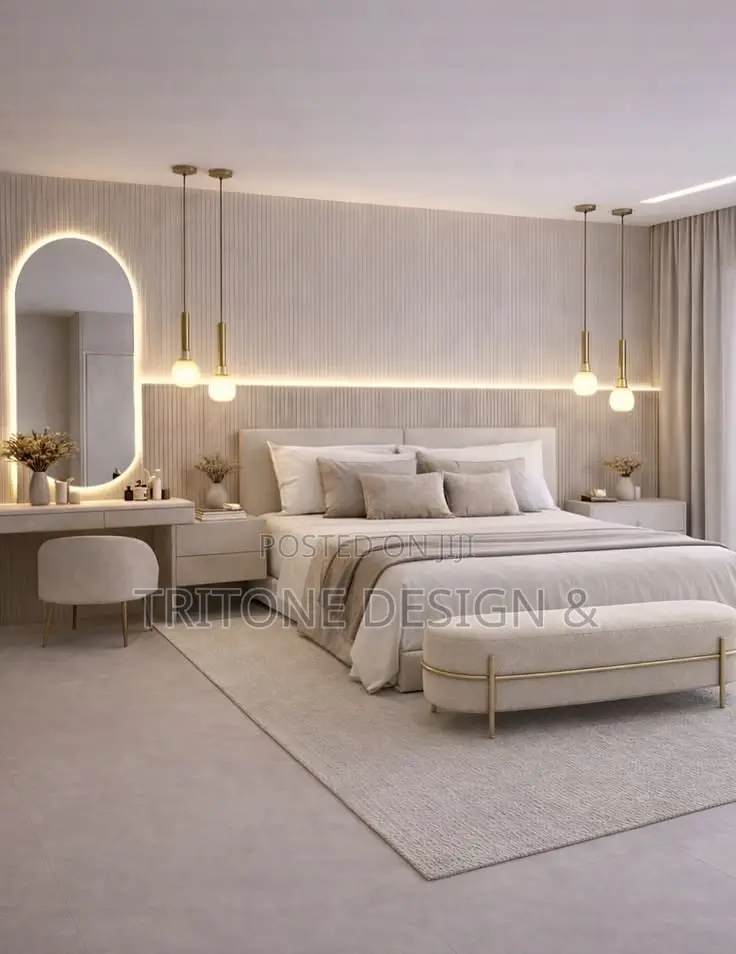 Modern Bedroom Interior Design Visualization
