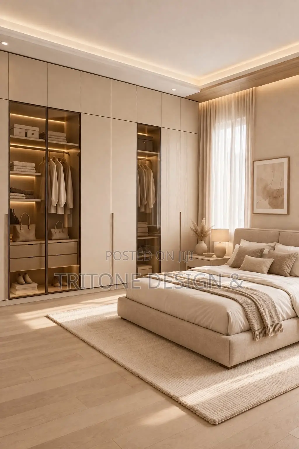 Modern Bedroom Interior Design Visualization