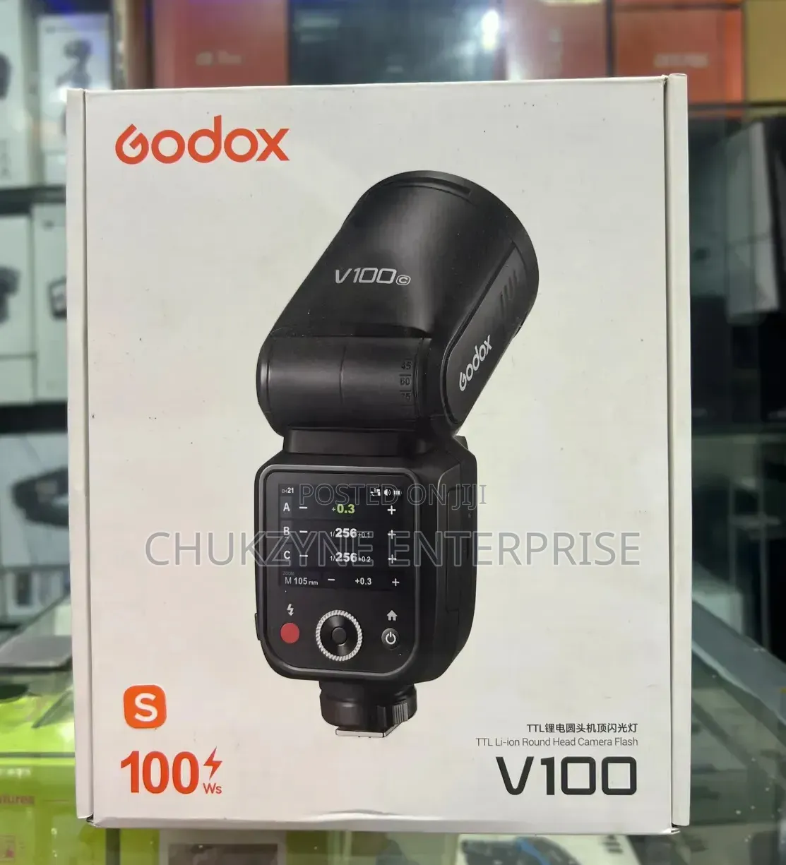 Godox V100 Head Camera Flash Power